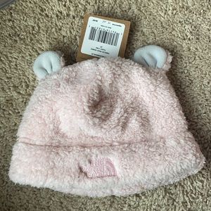 The North Face Pink Toddler Bear Beanie